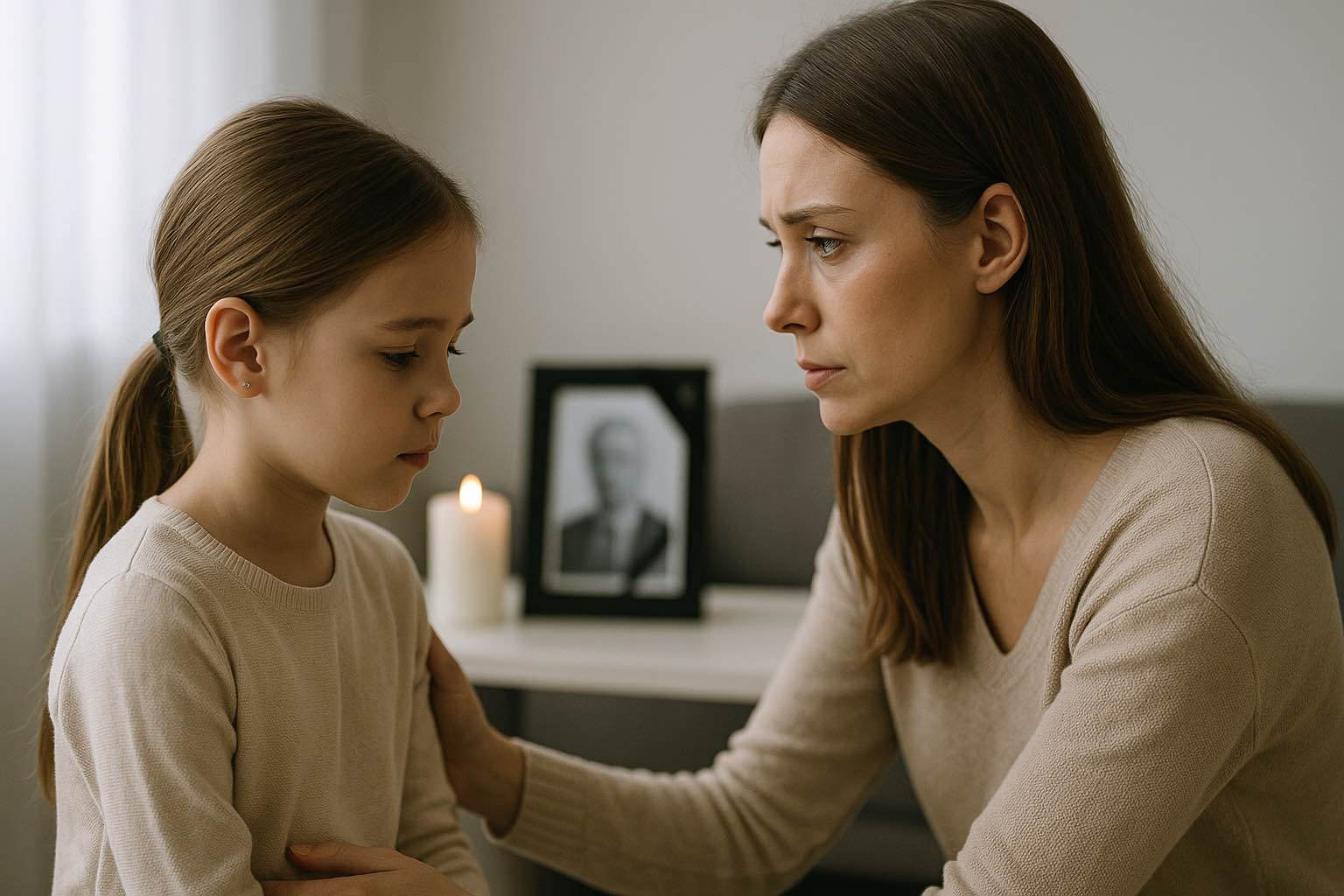Jak mluvit s dětmi o smrti – ilustrační obrázek