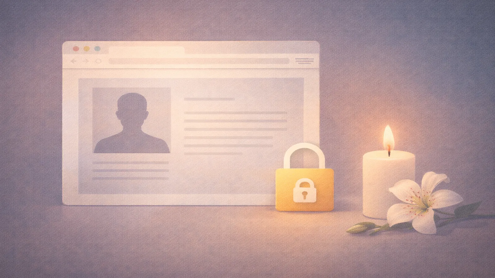 Když se i parte zamkne za paywall: digitální smutek jako služba